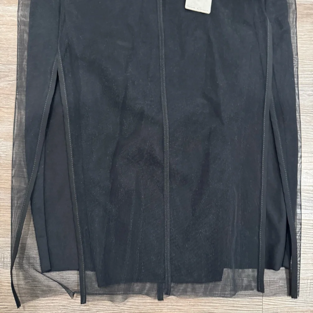 Rick Owens Collage Knee Length Skirt Tulle in Black